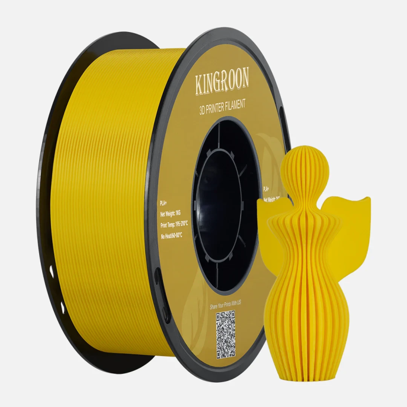 PLA+ Kingroon жовтий 1 кг (1.75мм) PLA+ Kingroon жовтий 1 кг (1.75мм)