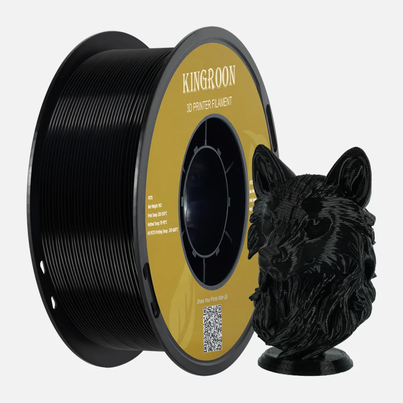 PETG Kingroon чорний 1кг (1.75мм) PETG Kingroon чорний 1кг (1.75мм)