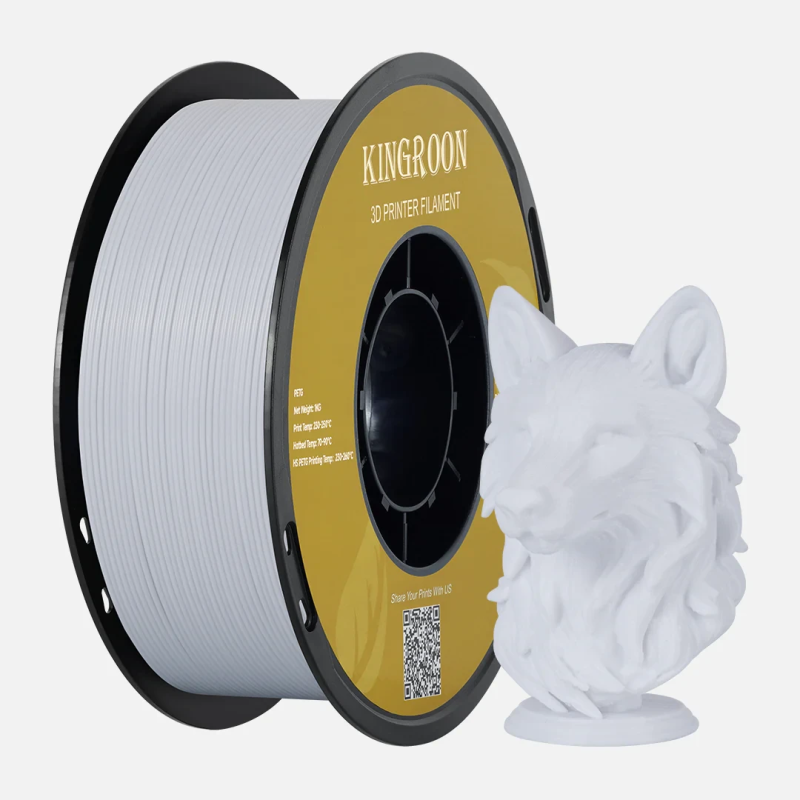 PETG Kingroon білий 1кг (1.75мм) PETG Kingroon білий 1кг (1.75мм)