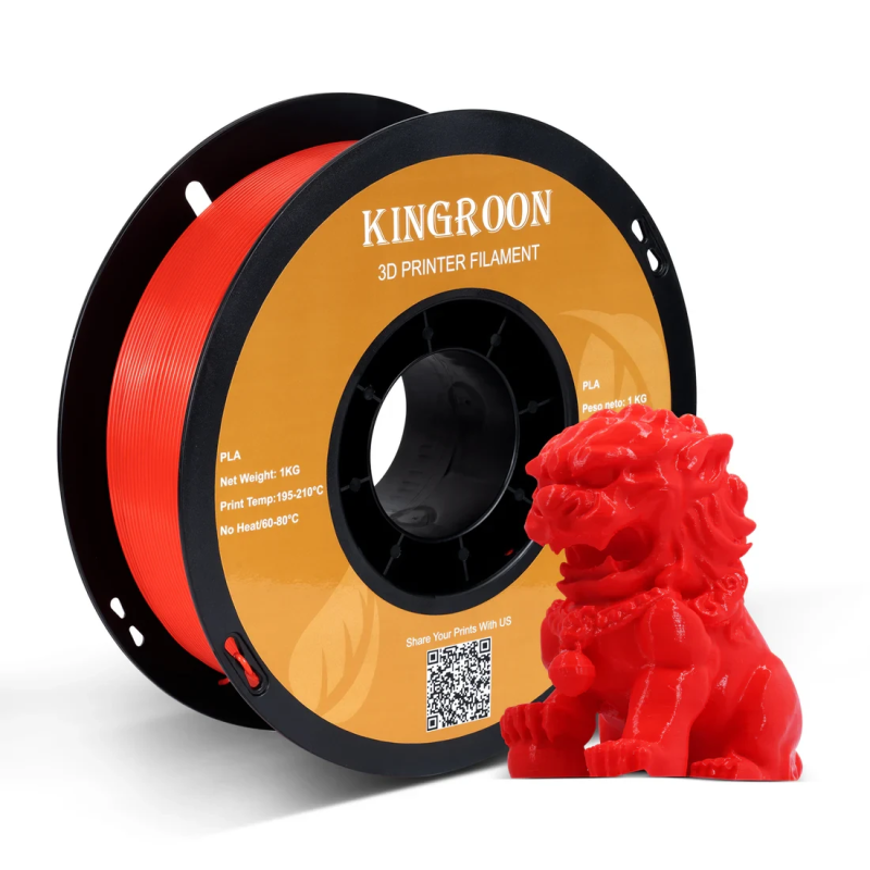 PLA Kingroon червоний 1кг (1.75мм)
