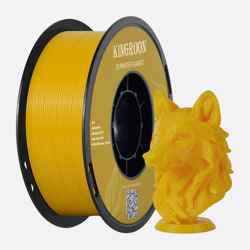 PETG Kingroon жовтий 1кг (1.75мм)