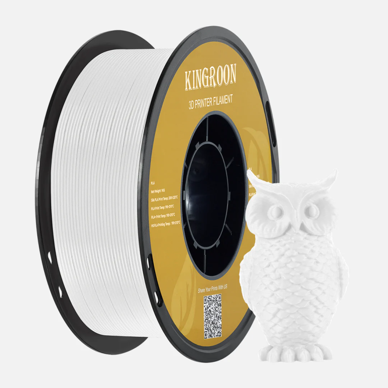 PLA Kingroon білий 1кг (1.75мм)